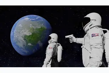 Always Has Been blank meme template