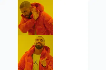 Drake Hotline Bling blank meme template