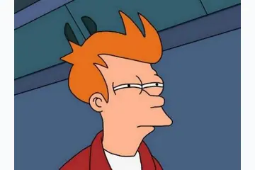Futurama Fry blank meme template