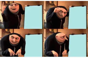 Gru's Plan blank meme template
