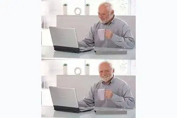 Hide the Pain Harold blank meme template
