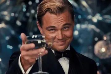 Leonardo DiCaprio Cheers blank meme template
