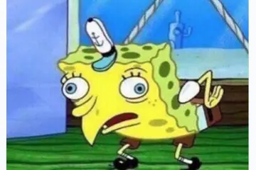 Mocking SpongeBob blank meme template