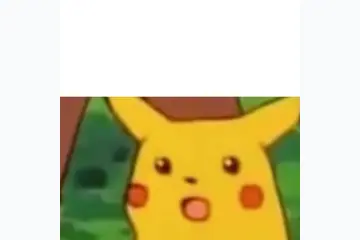 Surprised Pikachu blank meme template